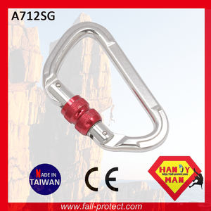 Safe Heavy Duty Screw Lock Mountain Climbing Aluminum Hook Carabiner - Product Image 2