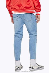 Hombres 2016 nueva moda jeans <span class=keywords><strong>rasgados</strong></span> <span class=keywords><strong>pantalones</strong></span> de mezclilla al por mayor - Product Image 3