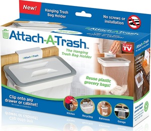 <span class=keywords><strong>Porta</strong></span> <span class=keywords><strong>Sacchetti</strong></span> per Rifiuti da Appendere in Cucina, Accessorio Portatile per Armadietti - Product Image 2