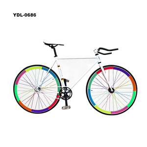 Le nouveau vélo à pignon fixe en acier Cr Mo 4130 Bull Horn, vélo de <span class=keywords><strong>route</strong></span> DIY - Product Image 5
