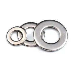 Groothandel sets ronde platte ringen-China Fabrikant 400 PCS Sluiting Assortiment Kit Rvs M2-M10 Ronde Type Platte Ring Set