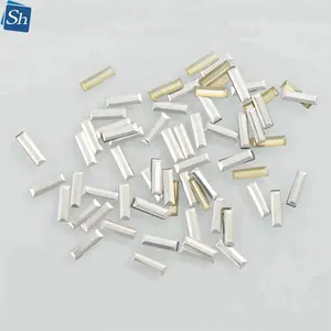 china wholesale iron on flatback aluminum transfer octagon rhinstuds hot fix metal glue studs for wedding dress