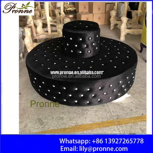 2025 Black Velvet Nail Salon <strong>Sofa</strong> Elegant Waiting <strong>Sofa</strong> Waiting Area <strong>Bench</strong> - Product Image 2