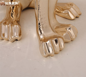 Statua di Leopardo in Resina Personalizzata <span class=keywords><strong>per</strong></span> Arredamento Moderno, Ornamento in Poliresina <span class=keywords><strong>per</strong></span> Ufficio - Product Image 4