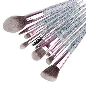 SFM Brand 10Pcs Beauty Makeup Brushes Set Cosmetic Foundation Make Up Brush Kit Makeup Tools Professional Makeup Brushes