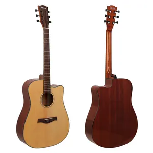 Guitarra acústica de tilo de 41 pulgadas, modelo novedoso, 6 cuerdas para principiantes