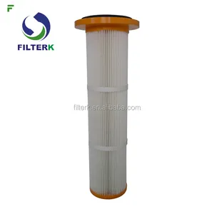 Cylindrical Industrial Cartridge Dust Collector