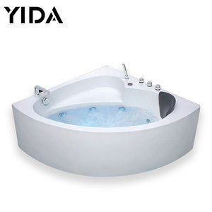 <span class=keywords><strong>Vasca</strong></span> da Bagno Triangolare di Lusso con Massaggio e Luci LED Cangianti - Product Image 1