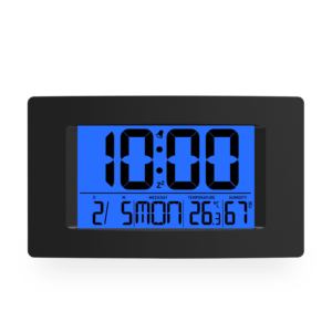 Reloj de Pared Ewetime con Pantalla LCD Grande, Temperatura Interior, Humedad, Calendario, Temporizador, Muestra <span class=keywords><strong>Gratis</strong></span> - Product Image 1
