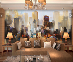Haute qualité luxe pvc salon 3d papier peint <span class=keywords><strong>de</strong></span> l'intérieur décoration murale - Product Image 3