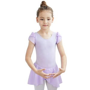 Bebé bebé leotardo de manga vestidos para niñas con <span class=keywords><strong>gasa</strong></span> falda de Ballet - Product Image 1