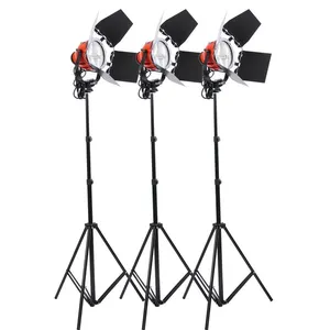 Fotografie Studio Continue Verlichting Kits 800 W Video Red Head Continu Licht * 3 met 200 cm Licht Stand * 3 Fotostudio Set