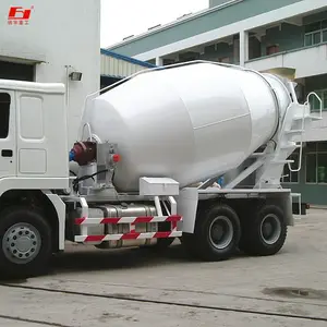 Grande capacidade do barril faz a alimentação e mistura de espaço verygrande jcd9b misturador de caminhão concreto