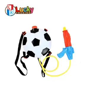 An toàn đồ chơi mùa hè hình bóng đá trẻ em mạnh mẽ súng nước ba lô với siêu soaker