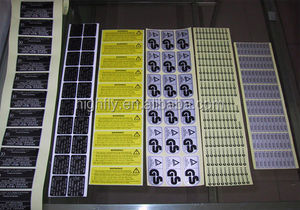 China decoración de la pared pegatinas 100 um blanco brillante calendario PP película - Product Image 3