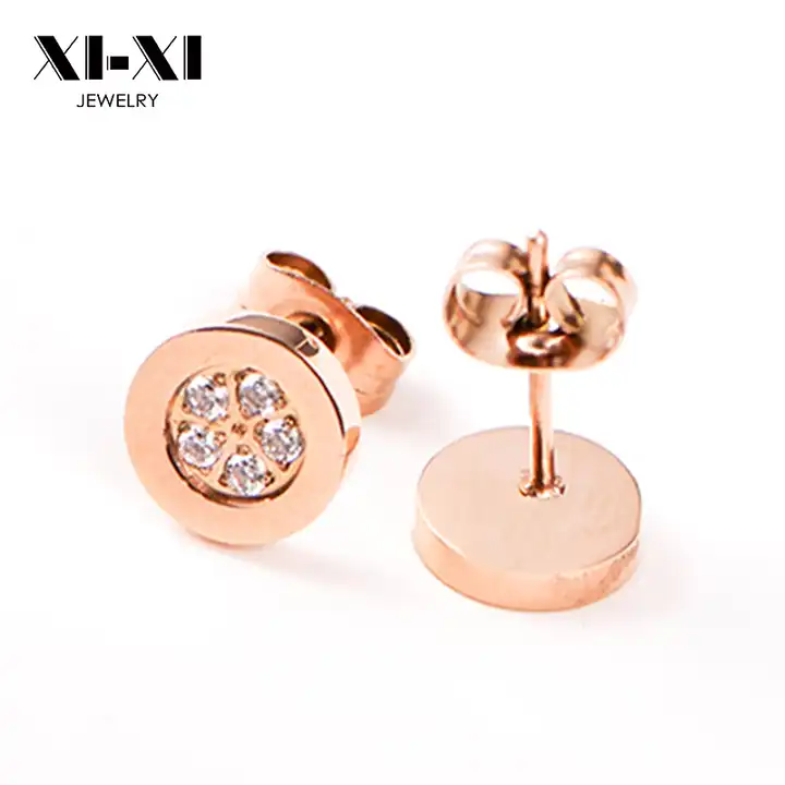 Minimalist Cubic Zirconia Gold Filled Hoop Earrings Women 18K Gold Plated  Brass Earrings Jewelry Ladies Sets Latest - China Ear Stud and Earrings  price | Made-in-China.com