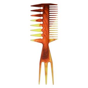 Ristabilire I Sensi Antichi Partizione Capelli Per Lo Styling Dei Capelli di Plastica Per Lo Styling 3 Sided Pick Struttura Dei Capelli Pettine