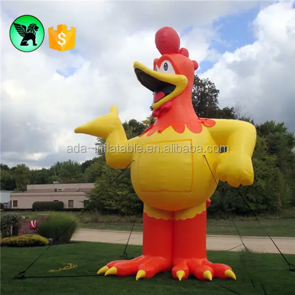 Chicken Inflatable Giant Customized 5m High Inflatable Rooster For Sale A1578