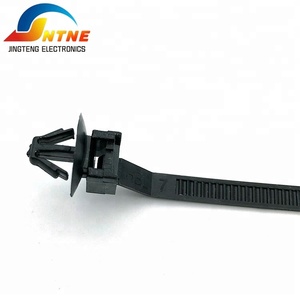 De fixation autobloquant Noir 1Z322201 Nylon Push Montage Fil Cravates attaches de Câble - Product Image 1