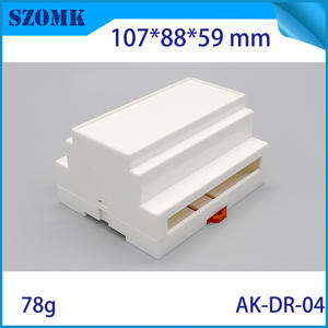 Guangdong Hartplastik ABS 107X87X59mm DIN-Schienen-PLC-Anschlussgehäuse Herstellung/AK-<span class=keywords><strong>DR</strong></span>-04 - Product Image 2
