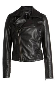 De <span class=keywords><strong>chaqueta</strong></span> de Moto de cuero negro de las mujeres <span class=keywords><strong>chaqueta</strong></span> de cuero remache Moto <span class=keywords><strong>chaqueta</strong></span> de la abrigos - Product Image 6
