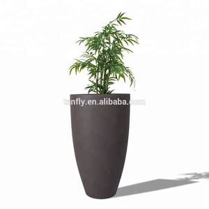 Florero largo individual <span class=keywords><strong>grande</strong></span> Muebles de exterior de fibra de vidrio-para jardineras - Product Image 3