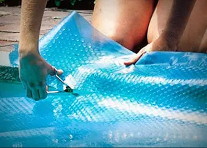 400 500 600 Mic Blue Solar Swimming Pool Cover Bubble