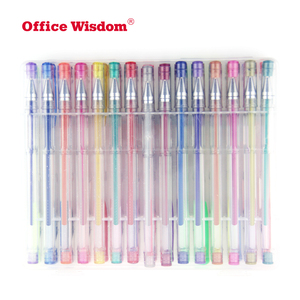 Bolígrafo de Gel Metálico Pastel Neón de Tamaño Estándar de Office Wisdom para Pintar, 30 Piezas, Colores Brillantes, Bolígrafo de Tinta de Gel - Product Image 4