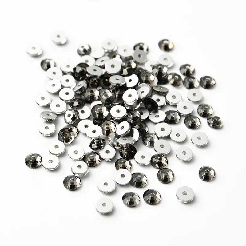 3mm 4mm 5mm 6mm AB cose en diamantes de imitación de perlas Lochrose cristales vestido