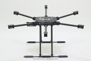 Full Carbon Fiber ZD850 ZD 850 850mm 6 eixos <span class=keywords><strong>Hexacopter</strong></span> <span class=keywords><strong>Kit</strong></span> Quadro com fibra de carbono Landing Skid - Product Image 2