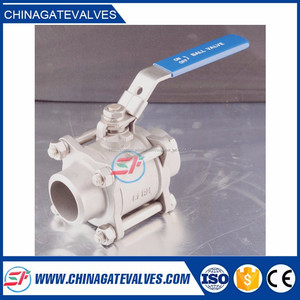 Shengfeng súper ventas de acero inoxidable de soldadura <span class=keywords><strong>a</strong></span> <span class=keywords><strong>tope</strong></span> de la válvula de bola - Product Image 2