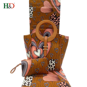H & D Top Super Cire Hollandais Belgique Personnalisé Fourre-Tout Sacs Africain <span class=keywords><strong>Kente</strong></span> Cire Tissu Pour <span class=keywords><strong>Le</strong></span> Plus Bas Prix - Product Image 1