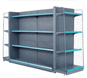 <strong>Cheapest</strong> Factory Price Double Sides Gondola <strong>Shelving</strong> Heavy Duty Good Quality Supermarket Shelf - Product Image 4