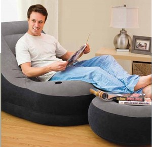 <span class=keywords><strong>Fauteuil</strong></span> gonflable <span class=keywords><strong>Intex</strong></span> 68564 pour l'extérieur et la détente dans le salon, usage spécifique canapé/lit - Product Image 3