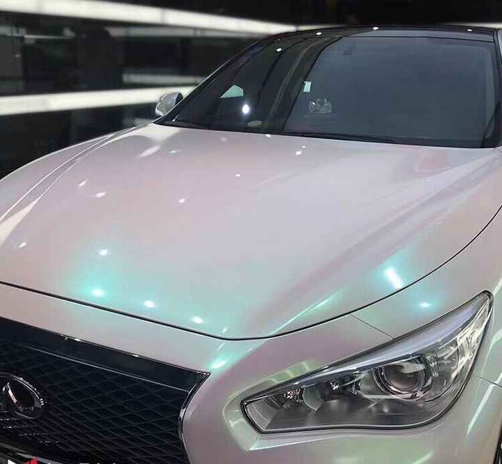 Stiker Mobil Aurora Putih Mengkilap, Stiker Pembungkus Vinil Mutiara Bunglon| Alibaba.com