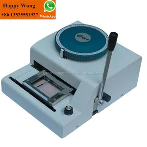 English Braille Coder Small Manual Embossing Machine for Metal Card