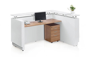Marque/créez votre propre logo table prix hall <span class=keywords><strong>comptoir</strong></span> réception étroite bureau - Product Image 4