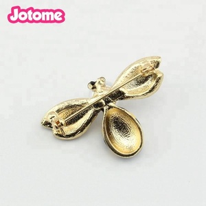 Bumblebee accesorios joyería rhinestone amarillo <span class=keywords><strong>reina</strong></span> perla honey bee broche - Product Image 4