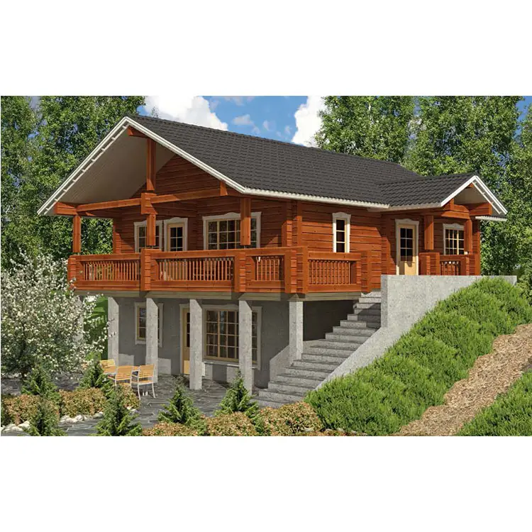 Goede kwaliteit lage kosten prefab houten huis