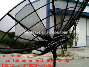 Antenne satellite rotative en maille YH300M, 2,4 m de foyer principal, 3 m de bande C/Ku - Product Image 4