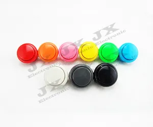 Cheaper Sanwa Push Button 30 button covers Arcade Games Accessory Spare parts