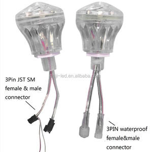 60 millimetri di diametro cabochon rgb pixel led UCS1903 18pixel turbo led luce di divertimento DC24V fiera - Product Image 4