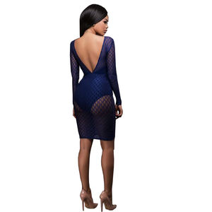 性感夜总会欧美女性视角两个绷带第一夜性感连衣裙 - Product Image 3