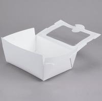 Premium ontbijtdozen van kraftpapier, recycleerbaar, wegwerpbaar, met reliëf, voor fruit-salade afhaalverpakkingen