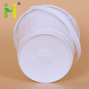 Plastic Honey <strong>Bucket</strong> with Handle 1kg 1.5l 1000 Ml 1L Hot Sale Plastic <strong>White</strong> Round Shape Yogurt <strong>Bucket</strong> - Product Image 5