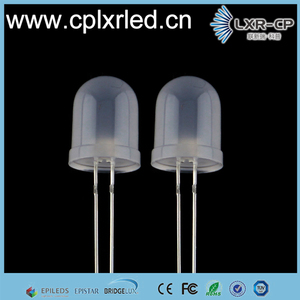 Color difuso <span class=keywords><strong>0</strong></span>,06 W rojo amarillo verde azul ámbar blanco 10mm ronda Dip Led diodo Chip con 45 grados - Product Image 4
