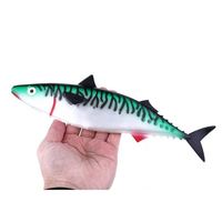 Creux maquereau gros leurres de pêche en plastique souple de peau de poisson de pêche thon marlin leurre