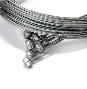 Manufactures galvanized steel wire rope 1*19 inner wire for bicycle clutch brake cable 2mm 1.8mm