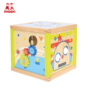Jouet en bois activité d'apprentissage <span class=keywords><strong>cube</strong></span> Forme de tri <span class=keywords><strong>cube</strong></span> En Bois <span class=keywords><strong>boulier</strong></span> apprentissage jouets - Product Image 3