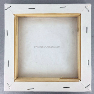 <span class=keywords><strong>Toile</strong></span> de peinture Joyart 16x20' en coton naturel pré-<span class=keywords><strong>tendue</strong></span> et serrée - Product Image 2